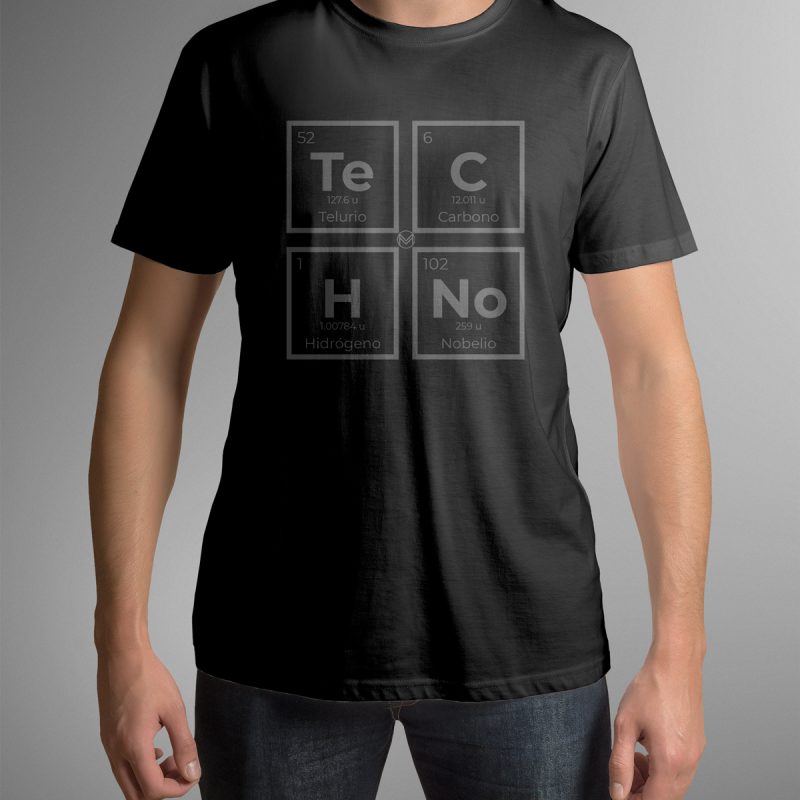 Camiseta techno magnetico.studio con diseño minimalista inspirado en la música electrónica